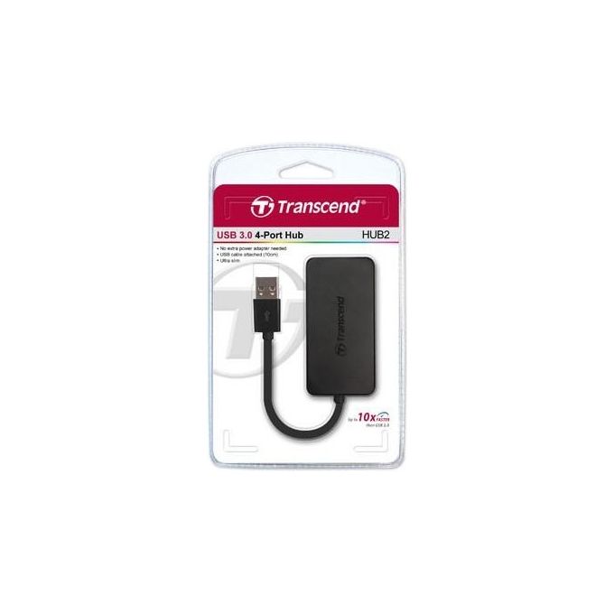 Transcend HUB2 Hub Usb 3.1 Gen 1