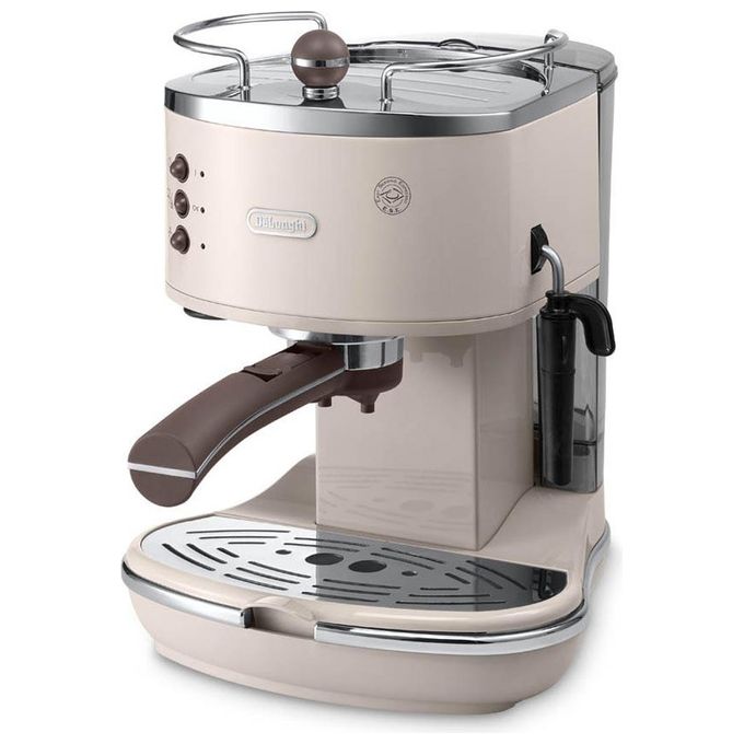 De'Longhi Icona Vintage ECOV 311.BG, Macchina Espresso, Beige, 1.4 L