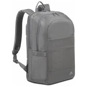 Rivacase 8267 GREY Zaino City Backpack per Notebook 17.3'' 2 Scomparti Idrorepellente Poliestere colore Grigio