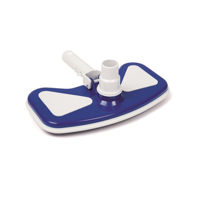 Bestway 58237 Flowclear Deluxe Kit Manutenzione Piscina Skimmer Spazzola Retino Asta 279 cm Tubo 7.5 m colore Blu Bianco