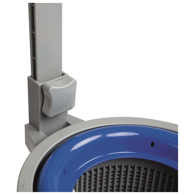 Bestway 58237 Flowclear Deluxe Kit Manutenzione Piscina Skimmer Spazzola Retino Asta 279 cm Tubo 7.5 m colore Blu Bianco