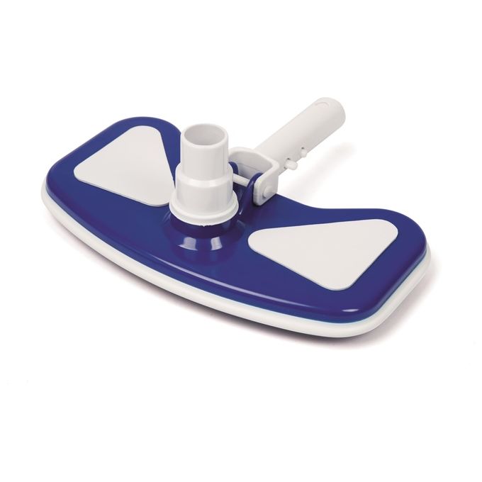 Bestway 58237 Flowclear Deluxe Kit Manutenzione Piscina Skimmer Spazzola Retino Asta 279 cm Tubo 7.5 m colore Blu Bianco