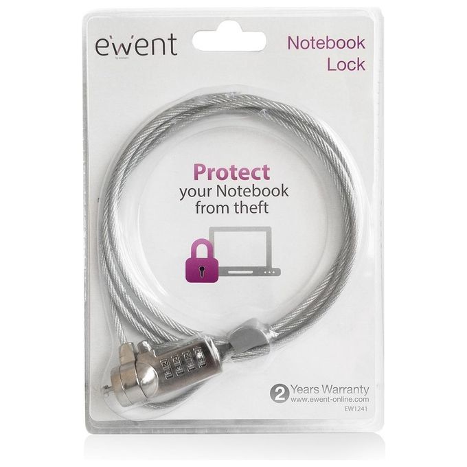 Eminent Ewent EW1241 Cavo Blocco Notebook 1,5mt