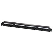 WP WPC-PAN-6AU-24 Patch Panel 24 Porte RJ45 Cat.6a UTP 1U colore Nero