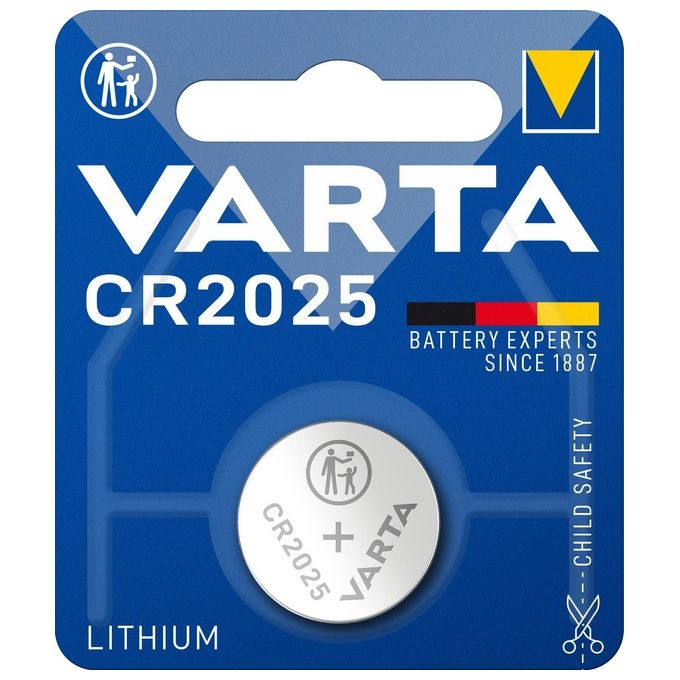 Varta Primary Lithium Button Cr 2025 Batteria Mono Splituso Nichel Oxyhydroxide Niox