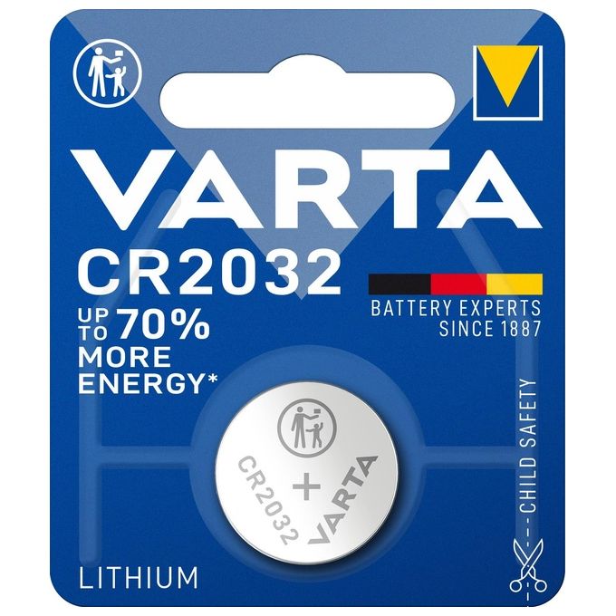 Varta Lithium Coin Cr2032 Batteria a Bottone 3V Blister da 1