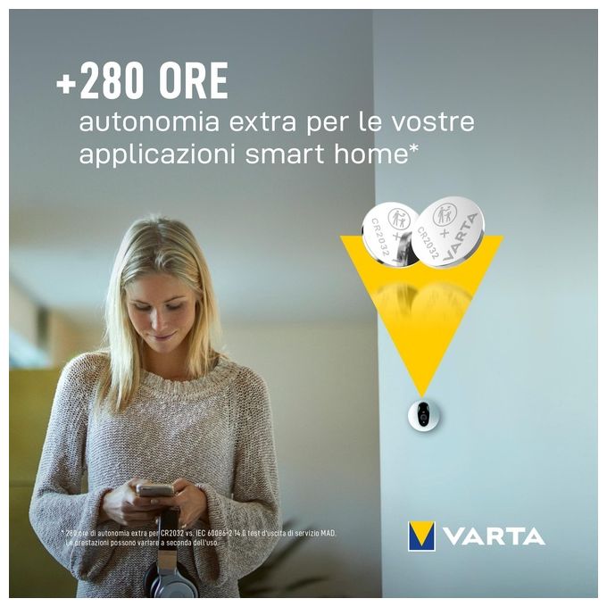 Varta Batteria Cr2032 3V 230mAh