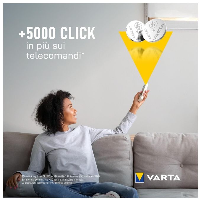Varta Lithium Coin Cr2032 Batteria a Bottone 3V Blister da 1