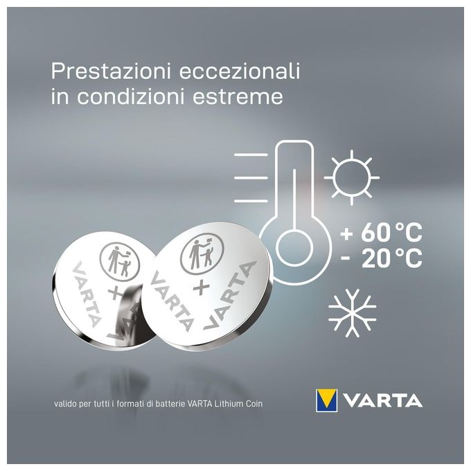 Varta Lithium Coin Cr2032 Batteria a Bottone 3V Blister da 1