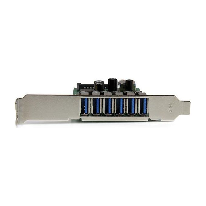Startech Scheda Espansione PCI Express USB 3.0 a 7 Porte con Profilo Basso e Standard Alimentazione Sata