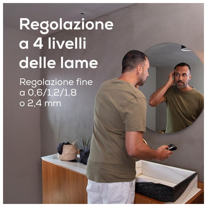 Beurer MN5X Tagliacapelli 6 Lunghezze di Taglio Lama Acciaio Inox 7 Accessori Autonomia 270 min colore Nero