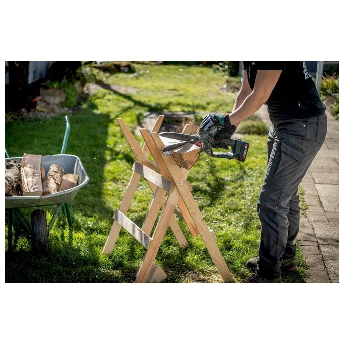 Metabo 600856500 MS 18 LTX 15 Potatore a Batteria 18V 2Ah Barra 15 cm 5 m-s 1.6 Kg