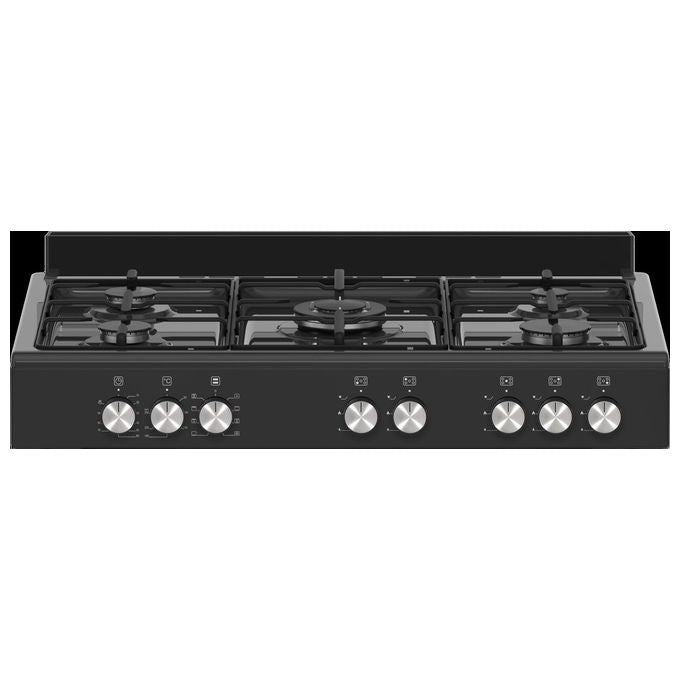 La Germania SE965ENE24 Cucina a Libera Installazione Gas 90 cm 5 Fuochi Forno Elettrico 97 L Classe A Grill Ventilato colore Nero
