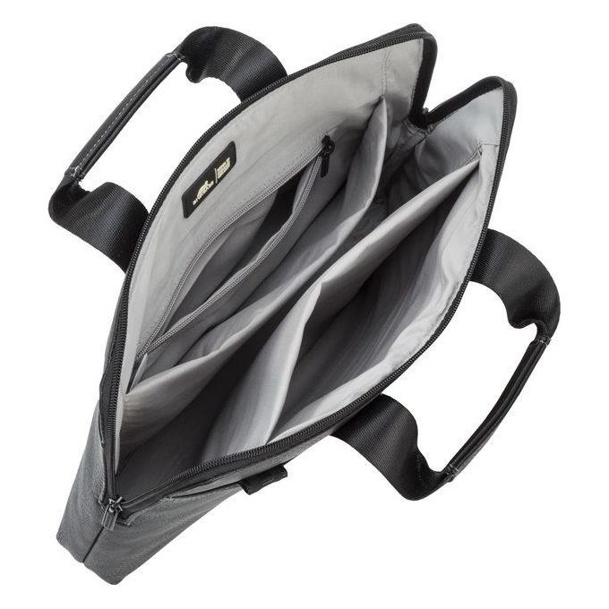 Rivacase RIVA-8920-BLACK-PU Orly Borsa per Laptop Custodia a tasca per MacBook Pro Air 13.3'' in Ecopelle colore Nero