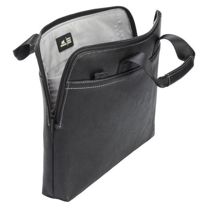 Rivacase RIVA-8920-BLACK-PU Orly Borsa per Laptop Custodia a tasca per MacBook Pro Air 13.3'' in Ecopelle colore Nero
