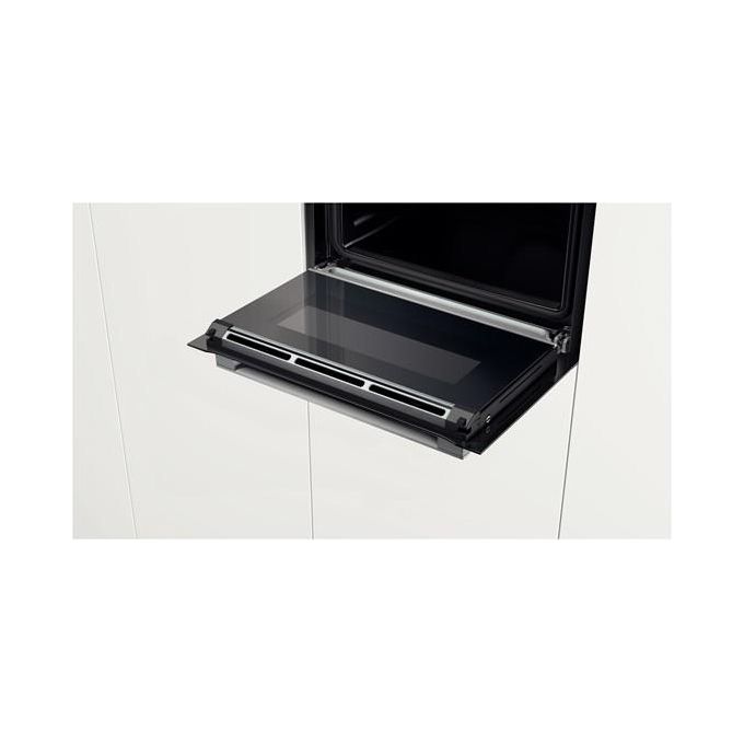 Bosch CSG656BS1 Serie 8 Forno Elettrico Compatto Multifunzione da Incasso a Vapore Capacita' 47 Litri Classe energetica A+ 14 Programmi EcoClean Fast Pre-Heating 60 cm Acciaio Inox