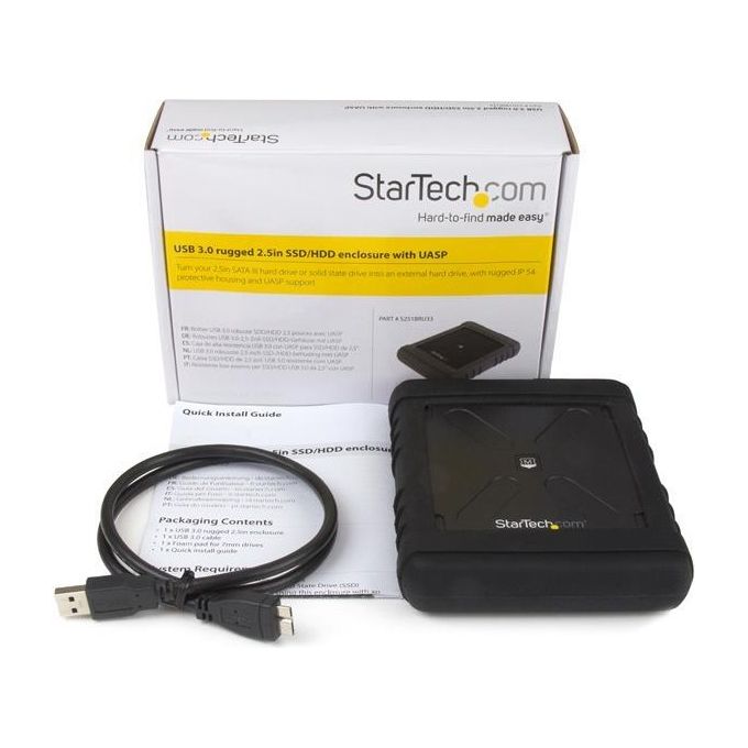 StarTech case Esterno Anti-shock usb 3.0 a 2,5 sata iii Hdd-ssd uasp