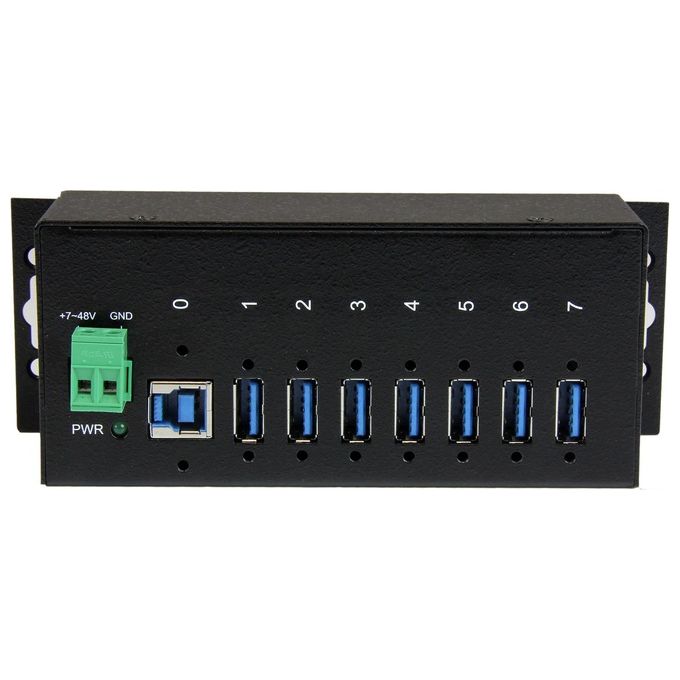 StarTech hub Industriale usb 3.0 a 7 Porte - Montabile a Parete