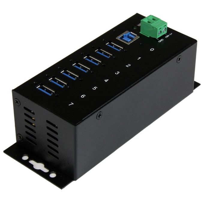 StarTech hub Industriale usb 3.0 a 7 Porte - Montabile a Parete
