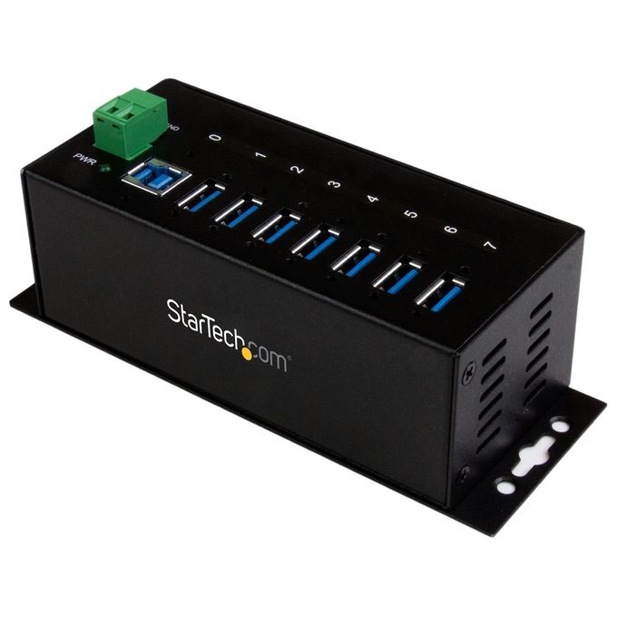 StarTech hub Industriale usb 3.0 a 7 Porte - Montabile a Parete