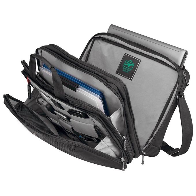 Wenger 600655 Legacy Triple Gusset Valigetta Ventiquattrore per Notebook 17'' Nero