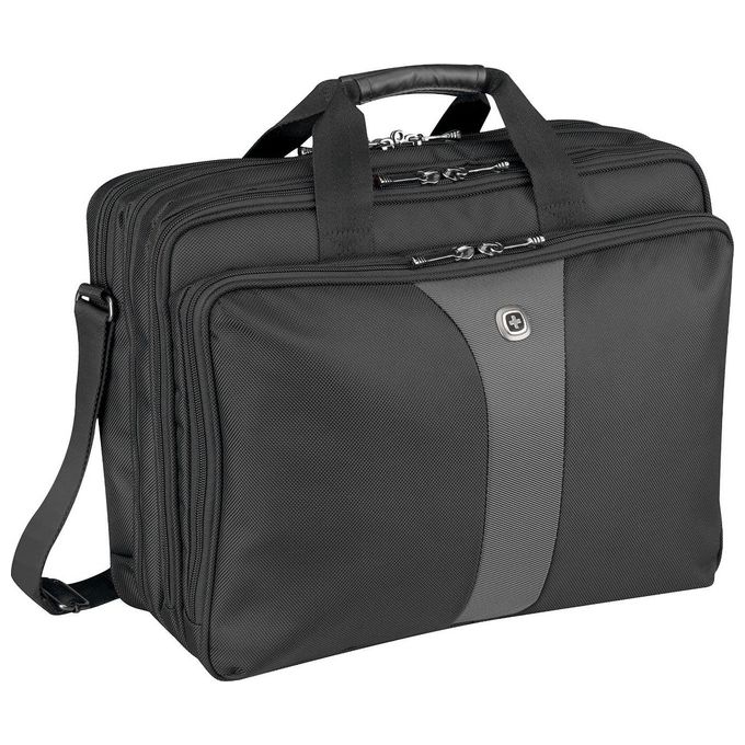 Wenger 600655 Legacy Triple Gusset Valigetta Ventiquattrore per Notebook 17'' Nero