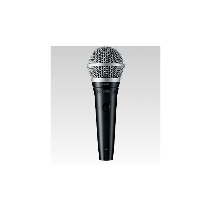 Shure PGA48-XLR-E PG Alta Microfono Dinamico Cardioide Voce Interruttore On Off Cavo XLR 4,57 m colore Nero