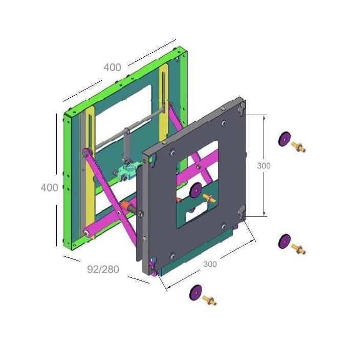 Nilox PM4360 Mini Push Pull 200x200mm 100x100mm