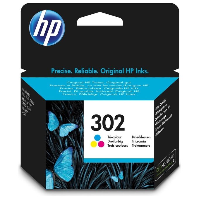 HP 302 Cartuccia Originale Getto d'Inchiostro, Tricromia