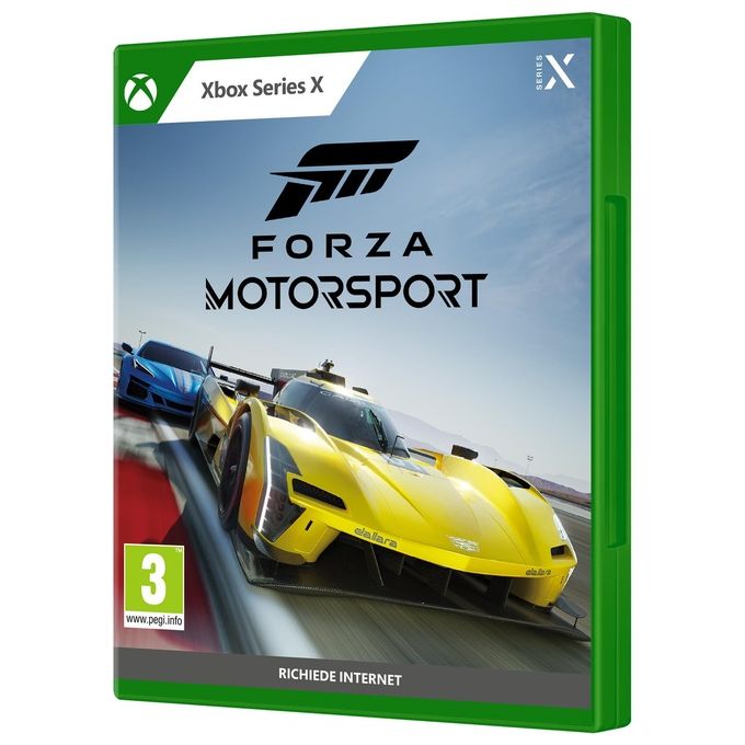 Microsoft VBH-00011 Forza Motorsport Videogioco per Xbox Series X Genere Corse Simulazione Guida Assistita Ray Tracing in Tempo Reale Modalita' Multigiocatore PEGI 3 colore Nero