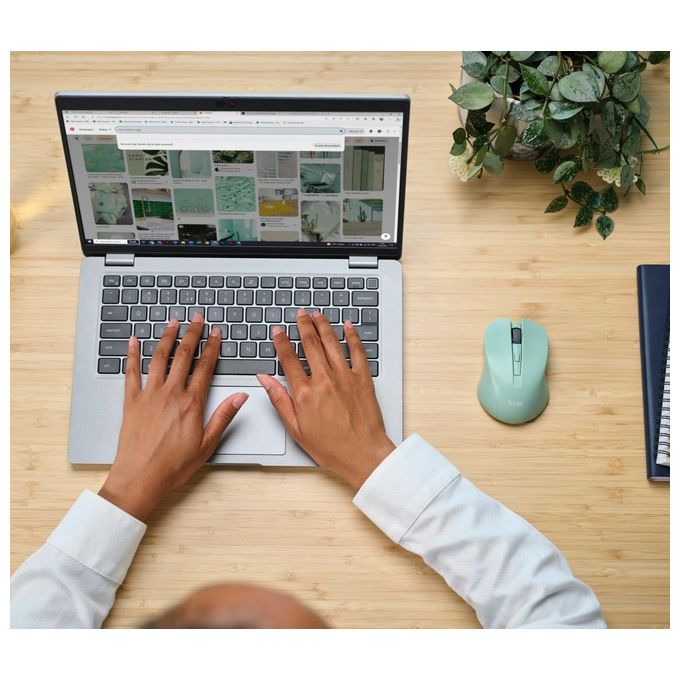 Trust Mydo Mouse Wireless Silenzioso Wireless Verde