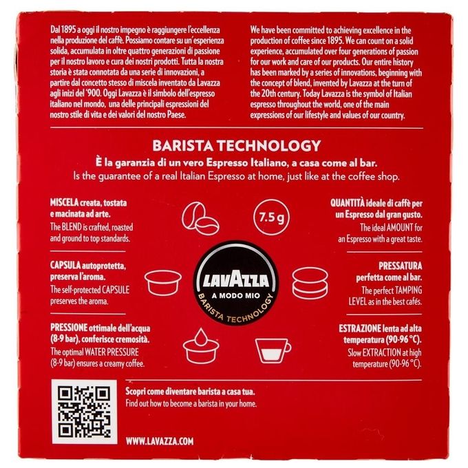 Lavazza Cartone 216 Capsule Qualita' Rossa