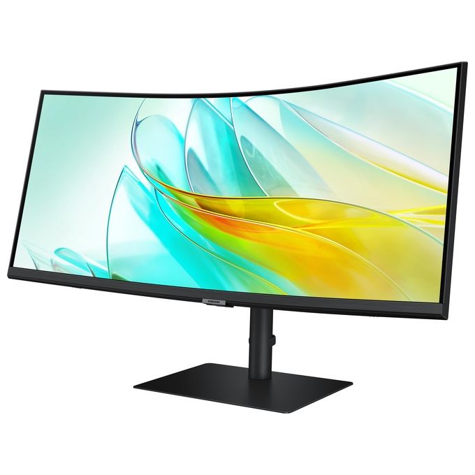Samsung LS34C652UAUXEN ViewFinity S6 Monitor Curvo 34'' VA WQHD 3440x1440 100Hz USB-C 90W colore Nero