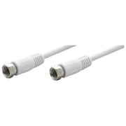 Ednet cavo antenna sat coassiale connettori tipo f maschio-maschio schermato mt.1,5 in blister da esposizione