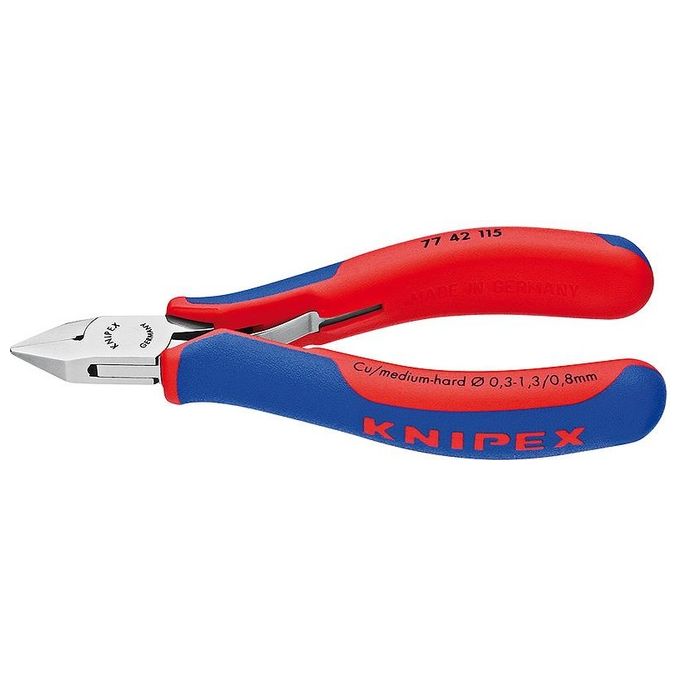 Knipex Tronchese Laterale per Elettronica Rivestiti in Materiale Bicomponente 115mm