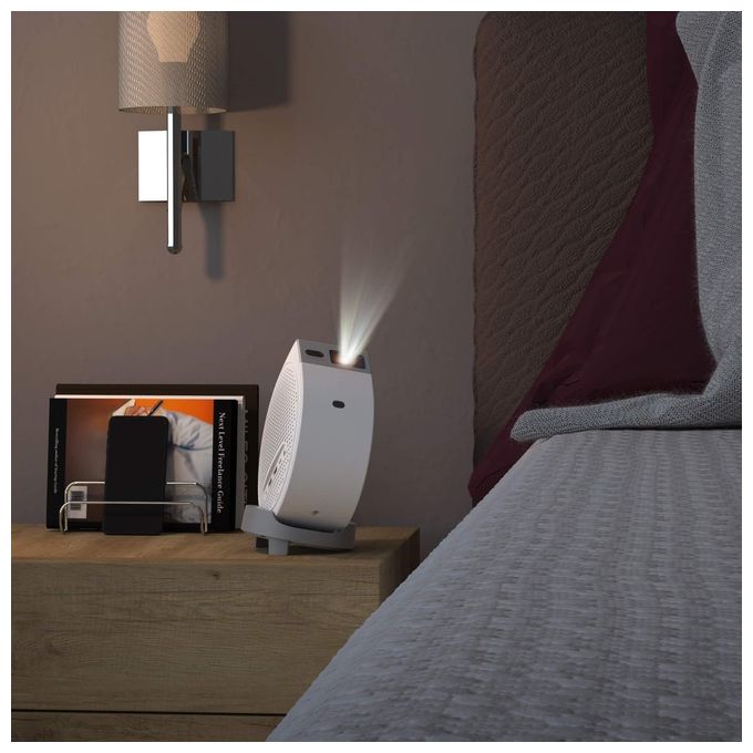 BenQ GV50 Videoproiettore Portatile DLP 1080p 500 ANSI lumen Laser Google TV Autofocus Bluetooth 18W colore Bianco