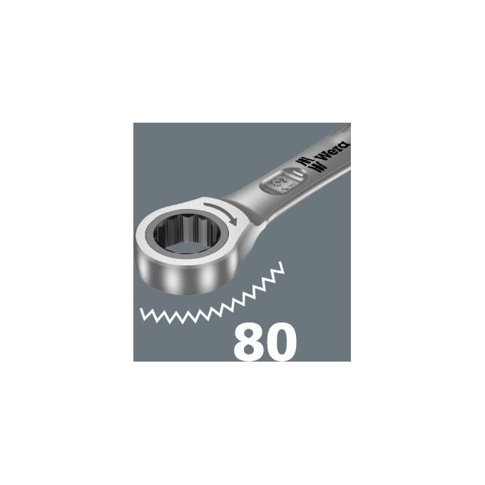 Wera Joker-KIT_ con Chiave Fissa ad Anello a Cricchetto 11 Pezzi