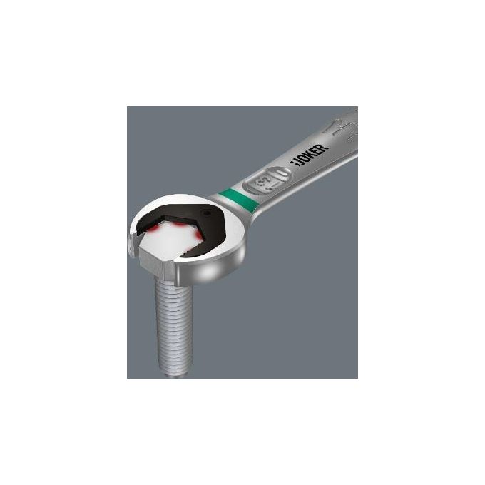 Wera Joker-KIT_ con Chiave Fissa ad Anello a Cricchetto 11 Pezzi