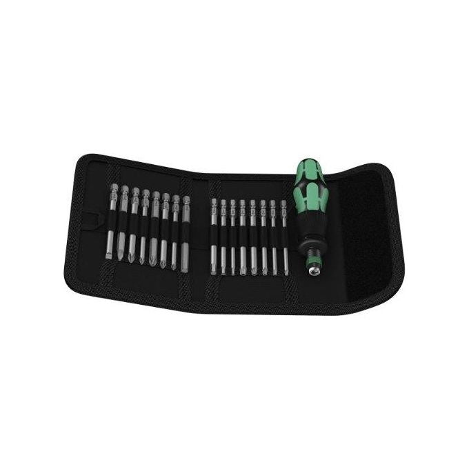 Wera Kraftform Kompakt 60 Pouch Set Cacciaviti 17 Pezzi