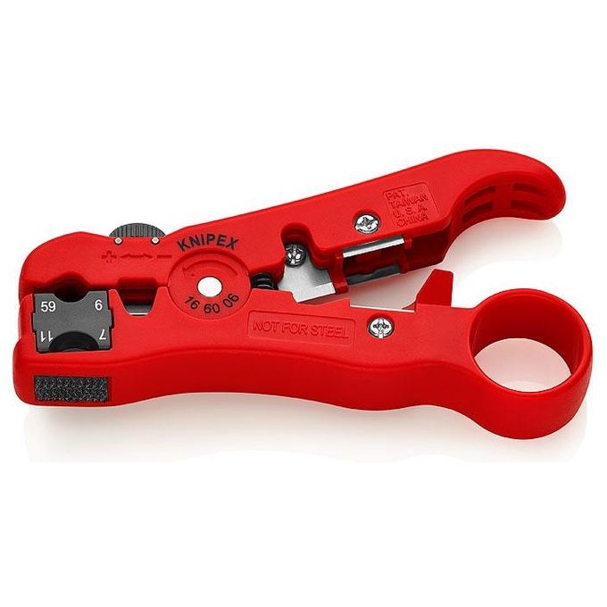 Knipex Pinza Spelacavi per Cavi Coassiali 125mm