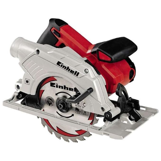Einhell 4331010 TE-CS 165 Sega circolare manuale 1200 W 165 mm 5500 giri-min con guida parallela e adattatore aspirazione polvere colore Grigio