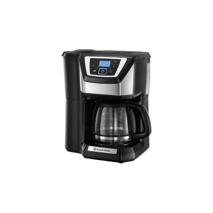 Russell Hobbs 22000-56 Victory Macchina da Caffe' a Filtro con Macinacaffe' 1,5 L 1025 W 12 tazze Programmabile colore Nero