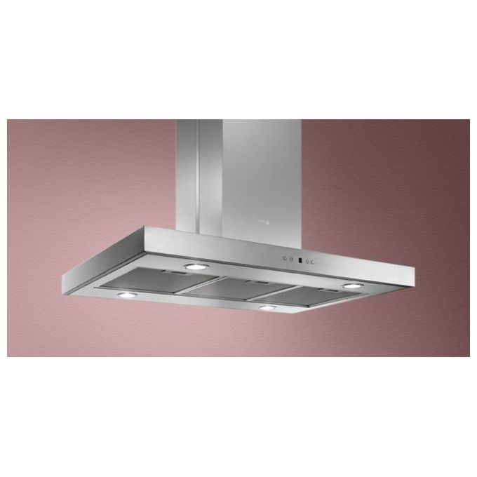 Turboair ARENA IX-A Cappa a isola 90 cm 400 m³-h Classe E 62 dB Pulsanti colore Acciaio Inox