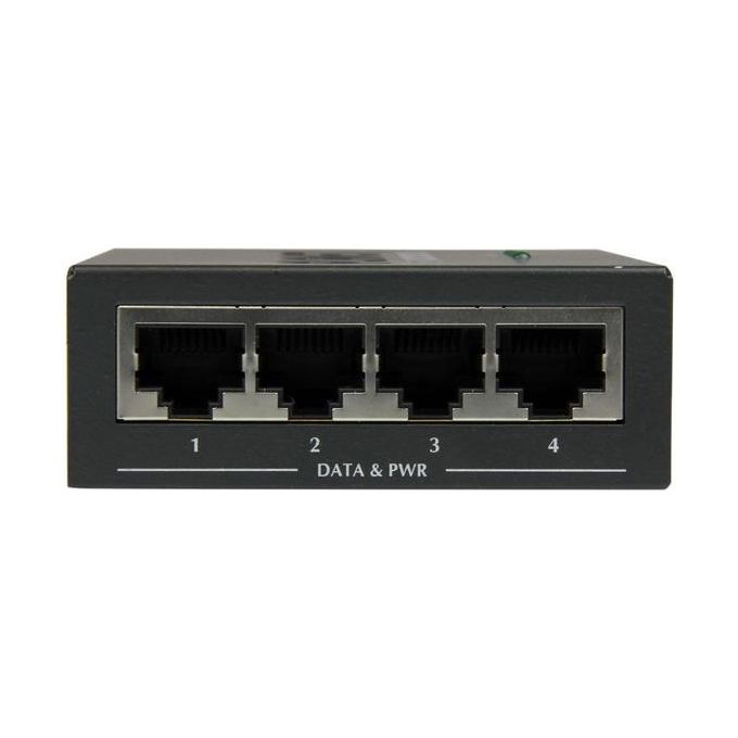 StarTech.com Switch 4 Porte Gigabit poe+ Midspan