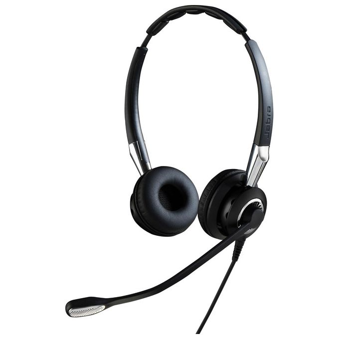 Jabra BIZ 2400 II QD Duo NC Cuffie con microfono sovrauricolare