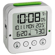 Tfa-Dostmann Bingo Radiosveglia con Temperatura Bianco