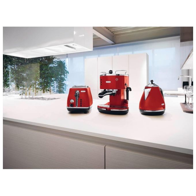 DeLonghi macchina espresso manuale icona classic eco311r rossa 15 bar 14 l 1100w