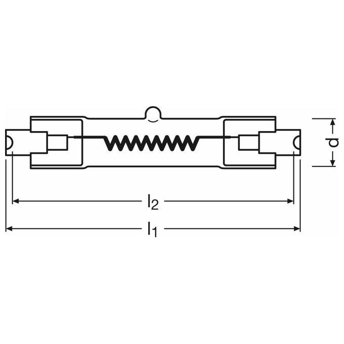 Osram Lampada Alogena Studio R7s 1000W 230V 3200K 2600lm