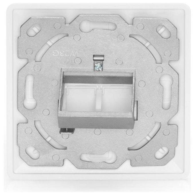 Digitus Pannello Frontale per Cassetta 80x80 per 2 Keystone Jack