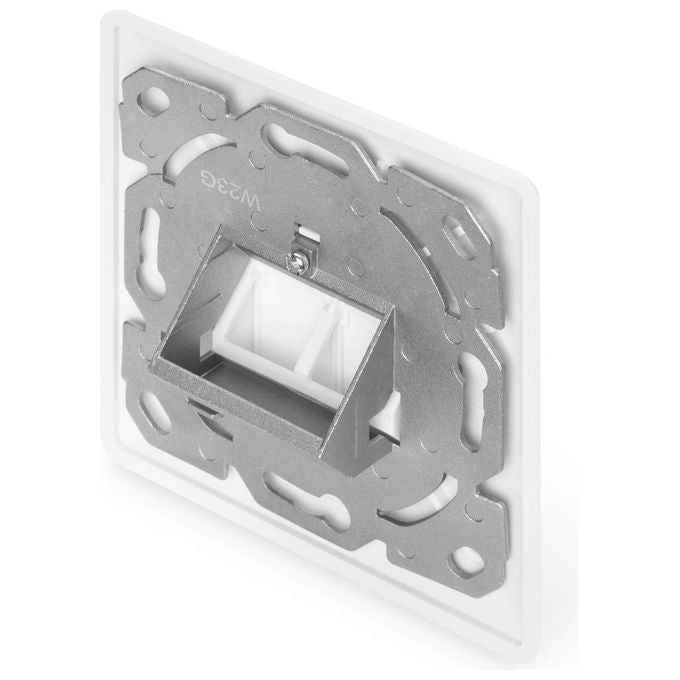 Digitus Pannello Frontale per Cassetta 80x80 per 2 Keystone Jack